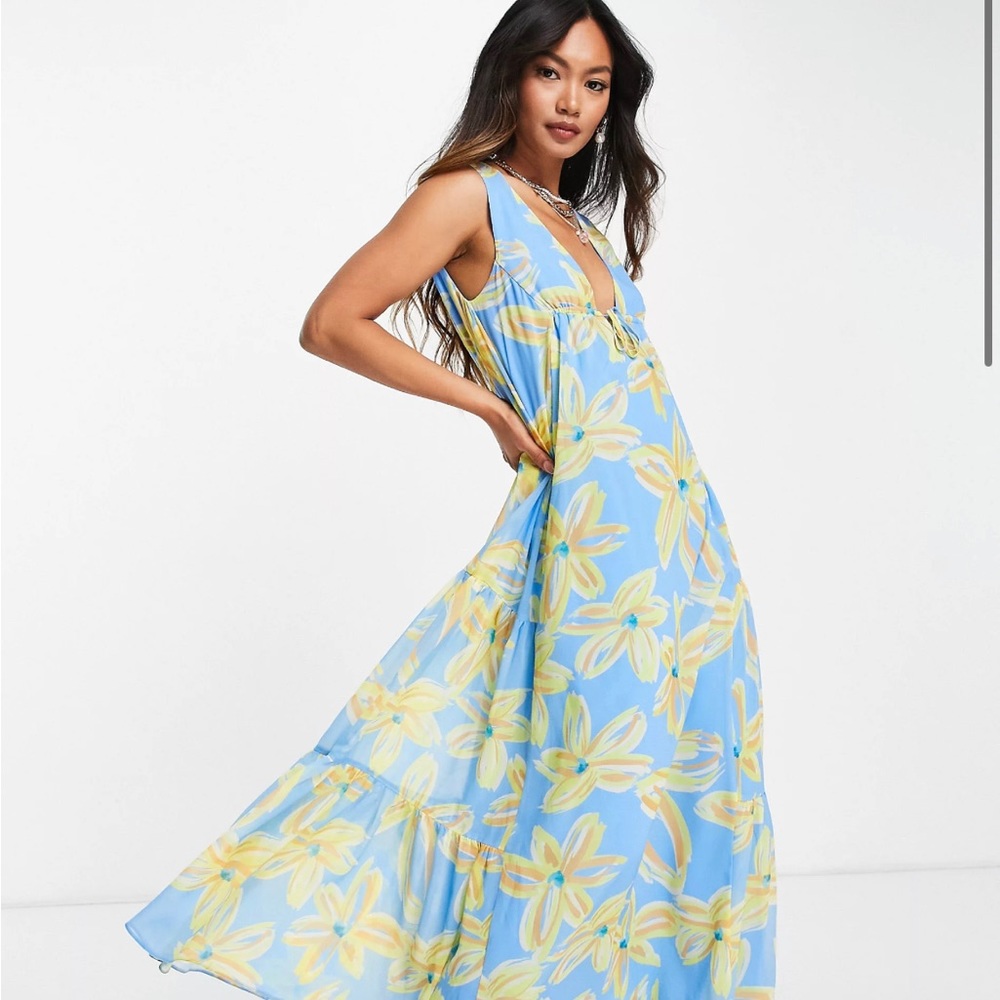 ASOS Floral Trapeze Dress